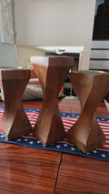 Mid century modern style candle holders